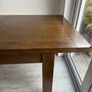 Solid Oak Extending Dining Table & matching Bench Image 4