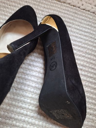 Michael Kors Black Suede Heels
