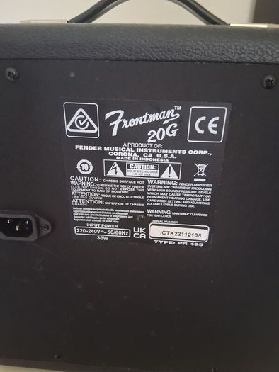 Guitar Amp Fender Frontman 20g