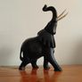 Large Wooden Elephant Image 3
