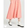 CHINTI & PARKER Gathered dust pink skirt with pockets Image 10