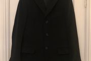 Mens Black Overcoat