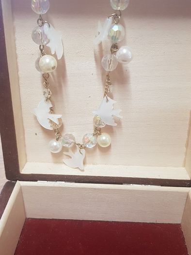 Vintage Delicate Dove Necklace