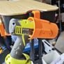 Universal Power Tool Drill Holder - 3D Printed Storage Mount Image 3