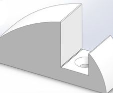 12mm 18mm MDF plywood shelf brackets