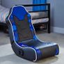 Floor Rocker Gaming Chair for Kids and Juniors, Low Folding Rocking Seat with Stereo Speakers, Faux Leather AVAILABLE IN RED/BLUE (FREE POSTAGE) Image 5