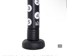 boxing HOMCOM Punching Bag Stand, 5.8 FT-Black