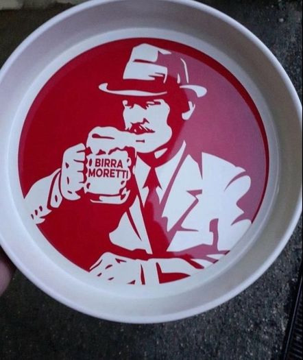 Moretti Beer Metal Tray