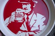 Moretti Beer Metal Tray
