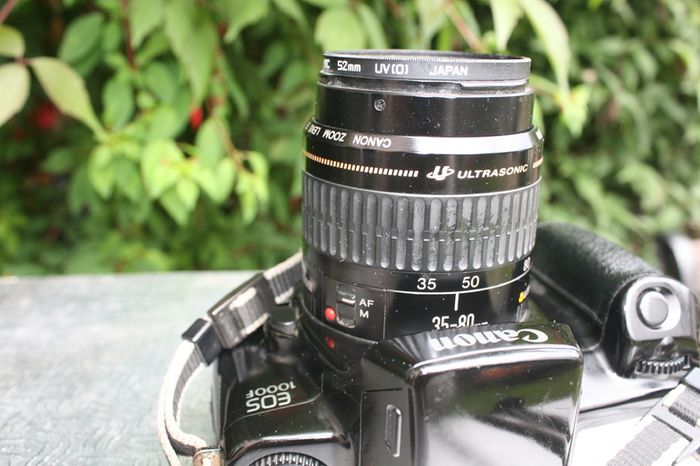 Canon EOS 1000f with 28-80mm Canon EF zoom lens