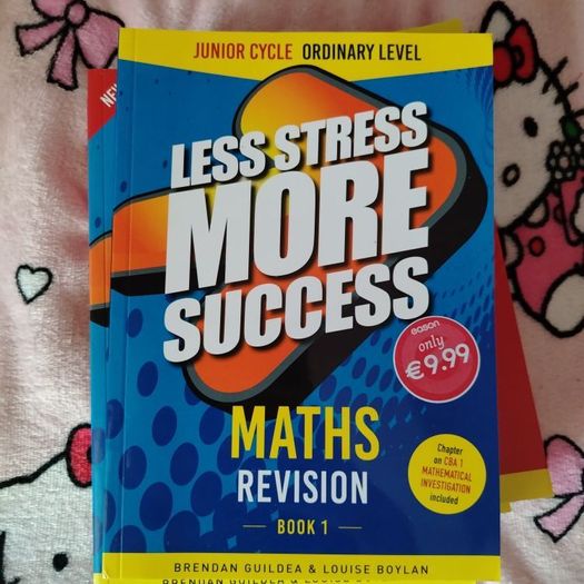 Less Stress More Success Maths Book 1 Junior Cert Ordinary