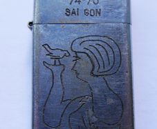 Vietnam Zippo Lighter SAI GON 74-75 Vintage Collectible Rare