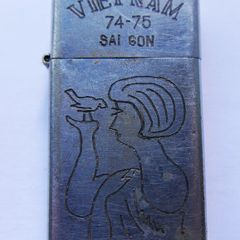 Vietnam Zippo Lighter SAI GON 74-75 Vintage Collectible Rare