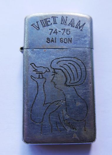 Vietnam Zippo Lighter SAI GON 74-75 Vintage Collectible Rare