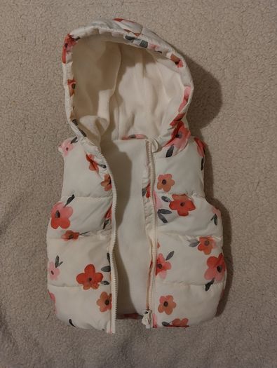 Fleece Lined Hooded Gilet Jacket