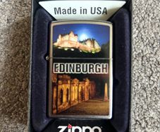 Zippo lighter Edinburgh