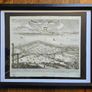 3 Matthaus Merian Antique Battle Engravings  17th Century Framed Set Image 4