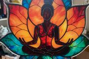 Lotus Budda Suncatcher