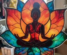Lotus Budda Suncatcher