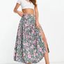 Midi Pleated Skirt Size Large Image 2