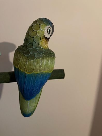 Handmade bird parrot