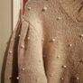 Pink pearl design winter jumper 12 to 14 like new Image 4