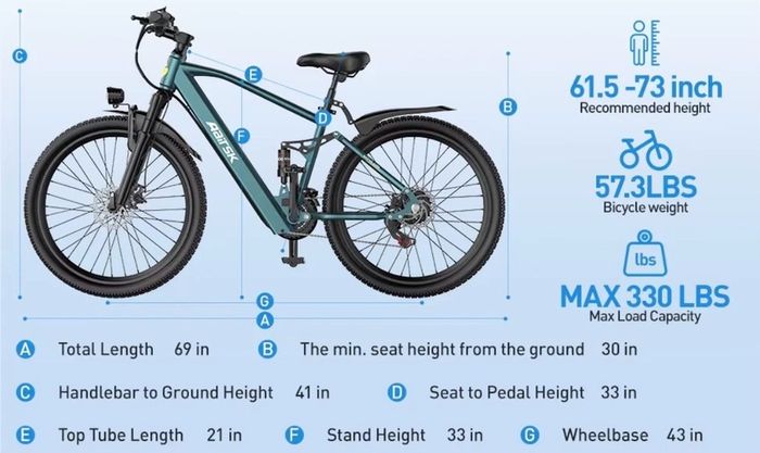 Brand New Full Suspension Electric Bike
