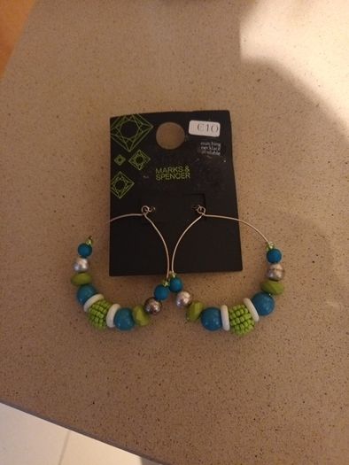 Marks & Spencer  Costume  Earrings.  New.