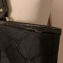 Harrods Black Tote - Shopper Bag with gold hardware and black patent trim Image 4