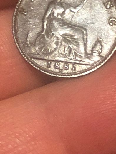 1881 H farthing