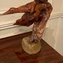 wood sculpture of birds signed and titled signed 2007 Image 9