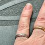 Sterling silver Celtic design ring size K or 5.5 Image 6