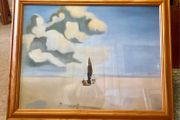 Large framed Salvador Dali print