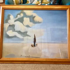 Large framed Salvador Dali print