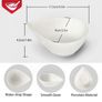 Six Dessert bowls - White. Brand new Image 2