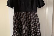 Studio 8 Black Zig Zag Dress