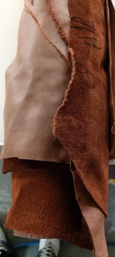 upcycled leather scraps