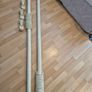 Antique Cream/Gold effect Curtain pole Image 2