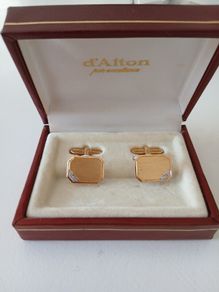 Beautiful Gold Tone Cufflinks