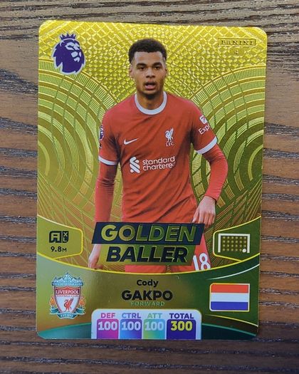 Cody Gakpo - Adrenalyn Xl Premier League 2024 Liverpool - Golden Baller