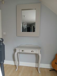 Hall table & mirror set