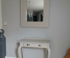 Hall table & mirror set
