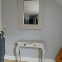 Hall table & mirror set