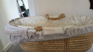 Moses basket and stand