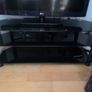 Black glass tv stand for 65" tv Image 4