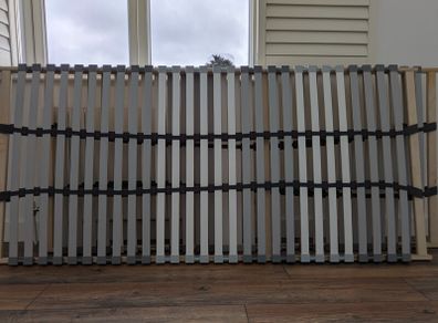2x LONSET Slatted bed base (single)