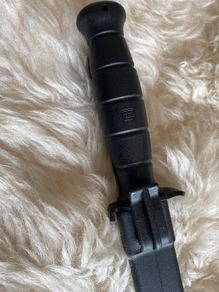 Military Glock Austrian Field Knife with Saw Black