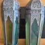 Pair of Decorative Moroccan Style Lanterns - Candle Holders (35cm) Image 2