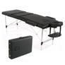 Portable Massage Table Folding Spa Beauty Therapy Bed Black Image 2