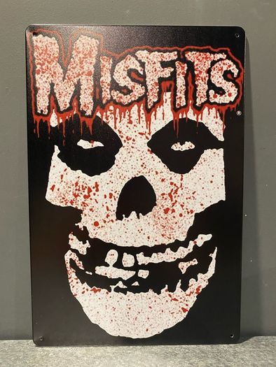 Misfits Tin Metal Sign